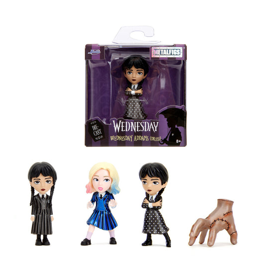 Jada Wednesday Figures 2,5", 4-sort.
