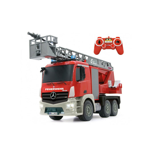 Jamara Feuerwehr Drehleiter 1:20 Mercedes Antos 2,4G