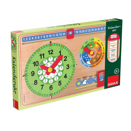 Jumbo Spiele GOULA Kalenderuhr Kleinformat