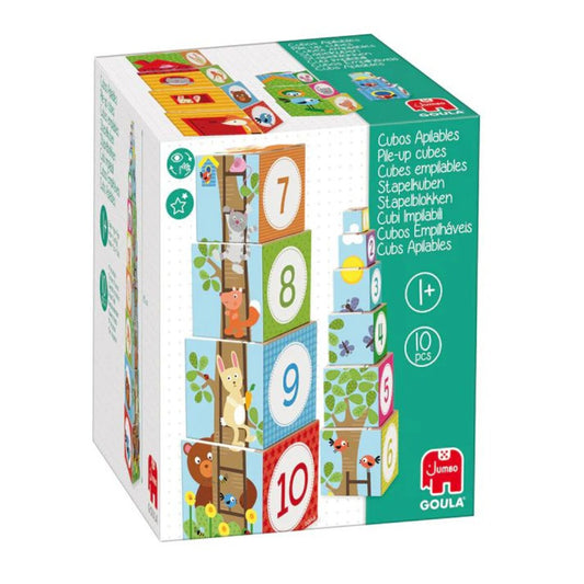 Jumbo Spiele GOULA Stapelturm Wald