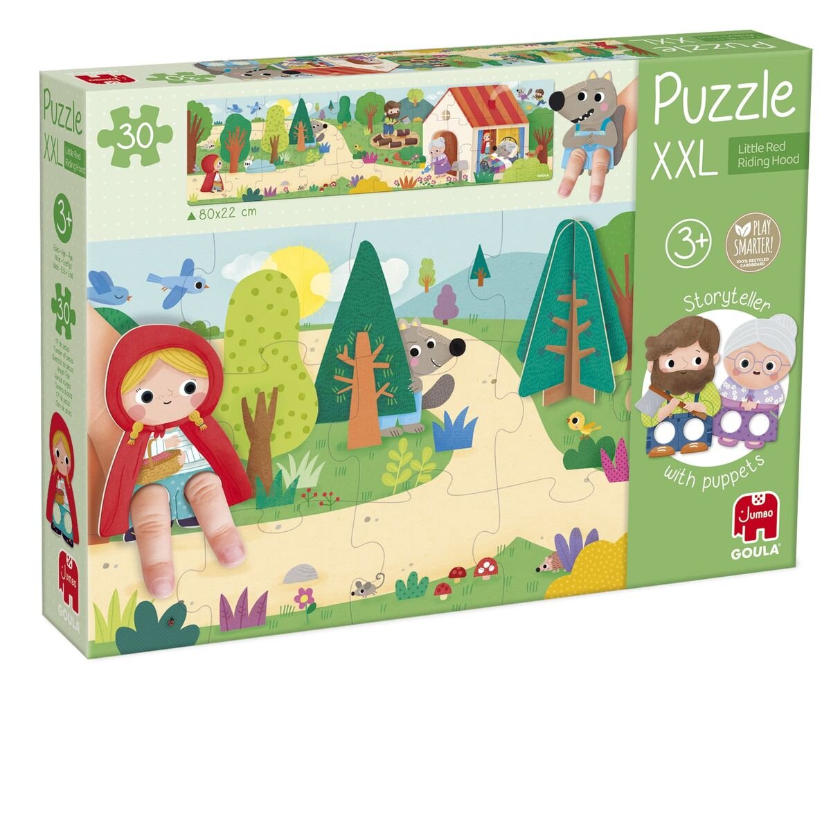 Jumbo Spiele GOULA XXL Puzzle Red Riding Hood, 30 Teile