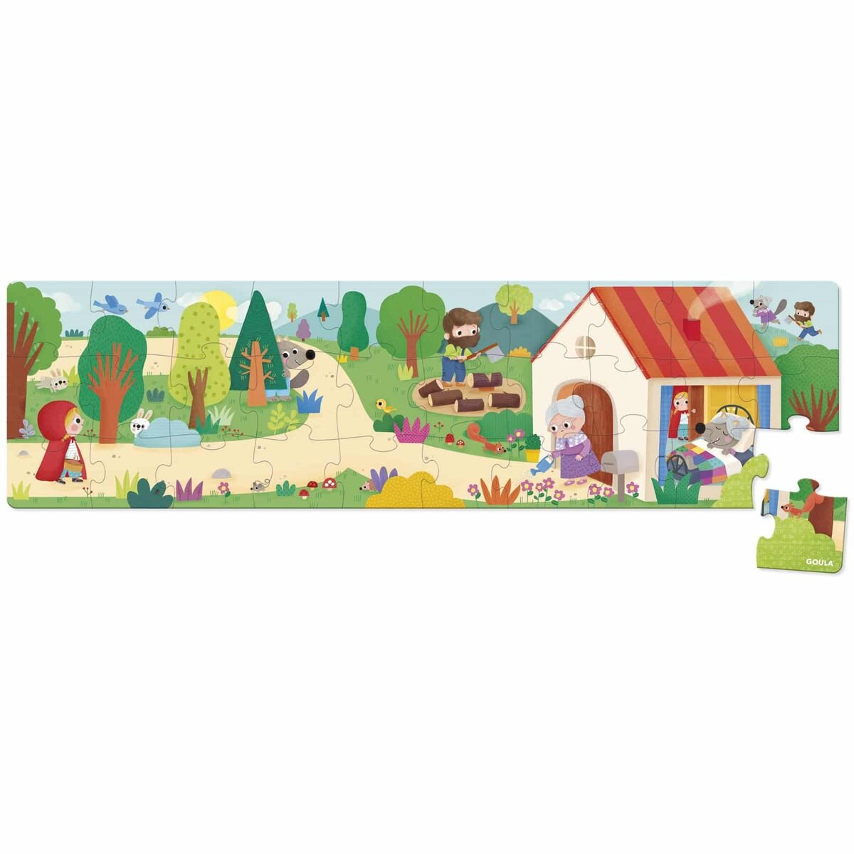 Jumbo Spiele GOULA XXL Puzzle Red Riding Hood, 30 Teile