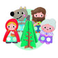 Jumbo Spiele GOULA XXL Puzzle Red Riding Hood, 30 Teile