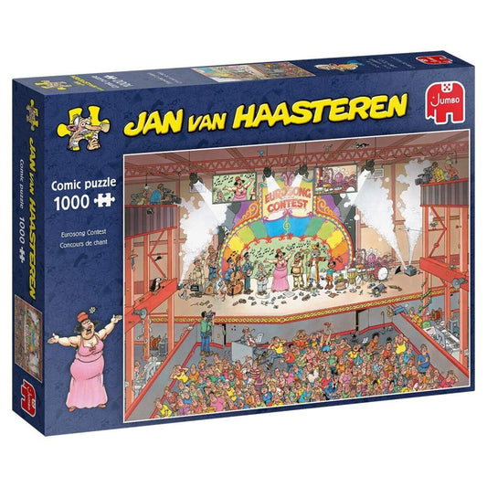 Jumbo Spiele Puzzle - Jan van Haasteren Eurosong Contest 1000 Teile