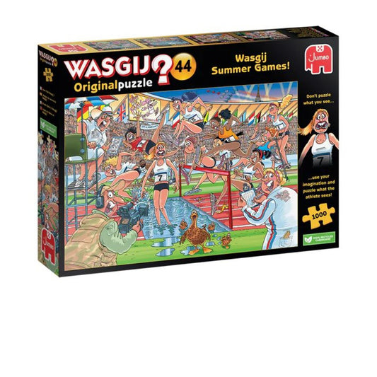 Jumbo Spiele Puzzle - Wasgij Orginal 44: Summer Games, 1000 Teile