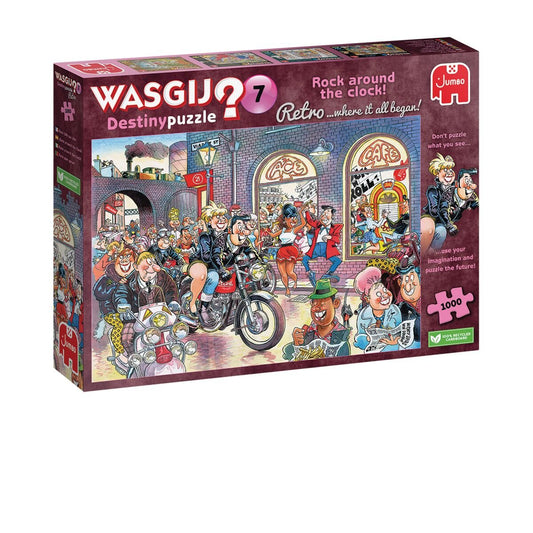 Jumbo Spiele Puzzle - Wasgij Retro Destiny 7: Rock around the Clock! 1000 Teile