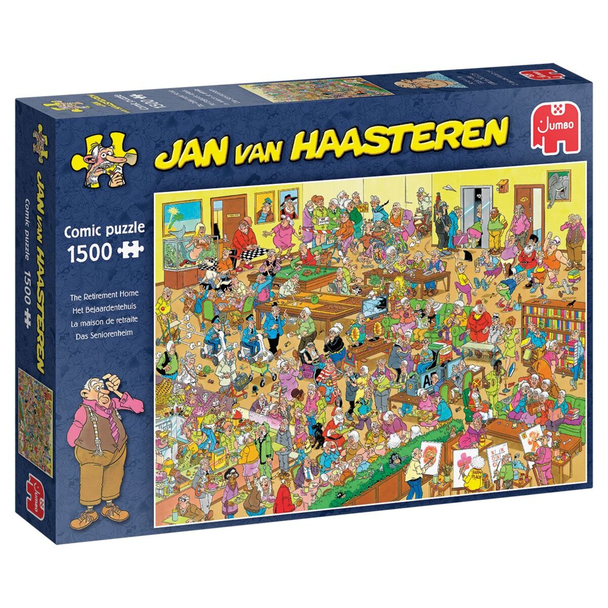 Jumbo Spiele Puzzle - Jan van Haasteren: Seniorenheim, 1500 Teile