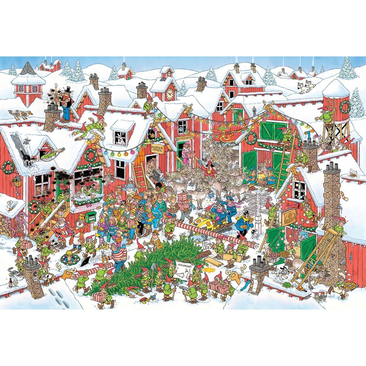 Jumbo Spiele Puzzle - Jan van Haasteren: Santa's Village, 5000 Teile