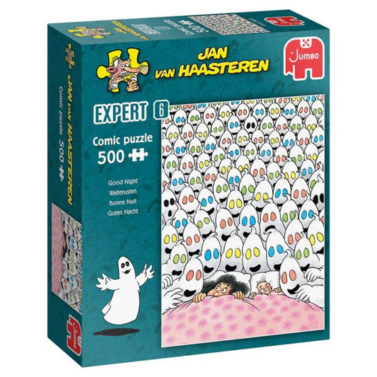Jumbo Spiele Puzzle - Jan van Haasteren Expert: Gute Nacht, 500 Teile
