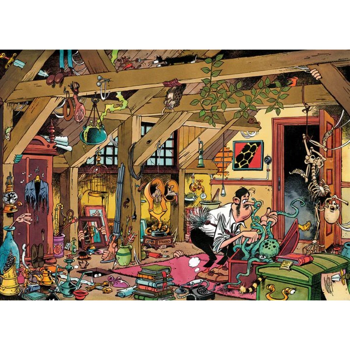 Jumbo Spiele Puzzle - Jan van Haasteren Oldtimers: The Bachelor, 1000 Teile