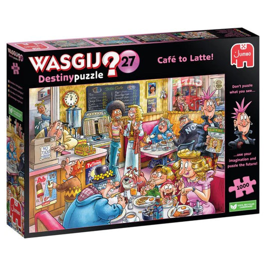 Jumbo Spiele Puzzle - Wasgij Destiny 27: Café to Latte! 1000 Teile