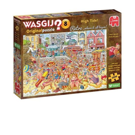 Jumbo Spiele Puzzle - Wasgij Retro Original 8: High Tide! 1000 Teile