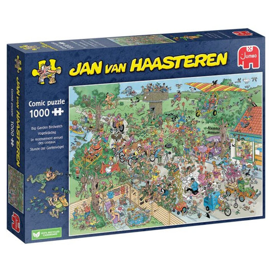 Jumbo Spiele Puzzle - Jan van Haasteren - Big Day Birding, 1000 Teile