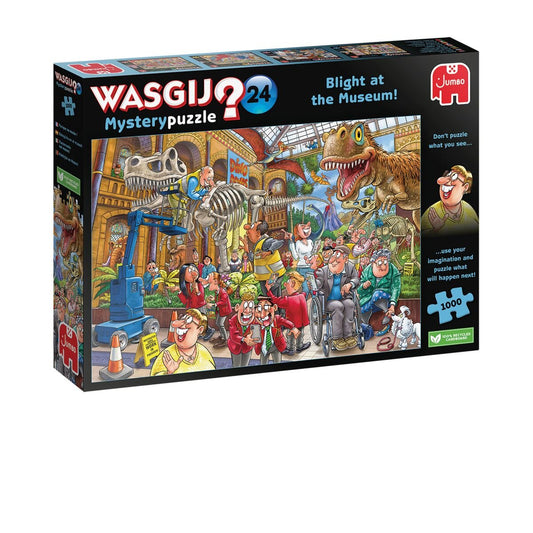 Jumbo Spiele Puzzle - Wasgij Mystery 24: Blight at the Museum! 1000 Teile