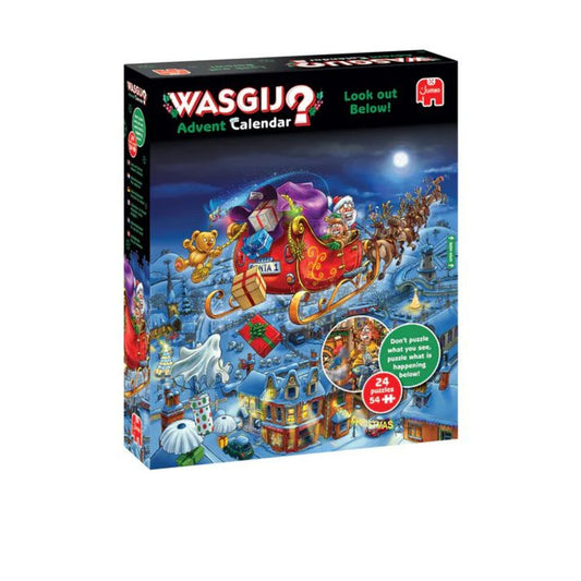 Jumbo Spiele Wasgij Adventskalender - Vorsicht da unten!