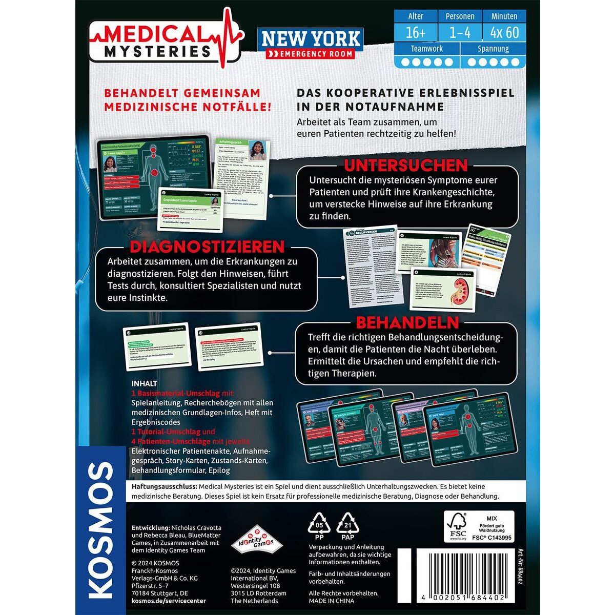 KOSMOS Medical Mysteries New York