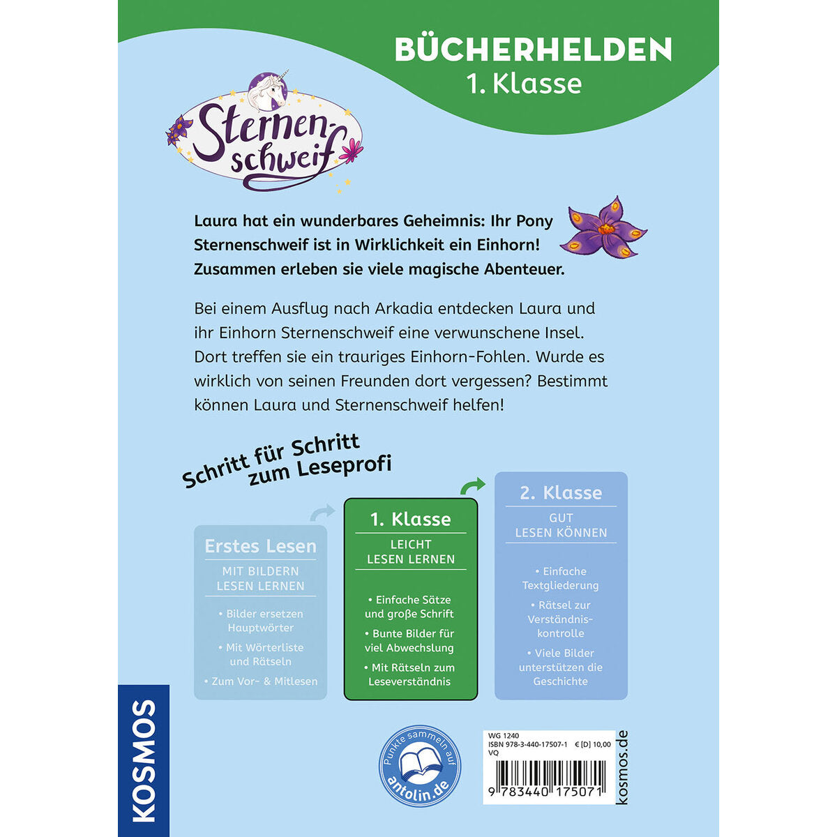KOSMOS Sternenschweif Bücherhelden 1. Klasse Ausflug nach Arkadia Hardcover