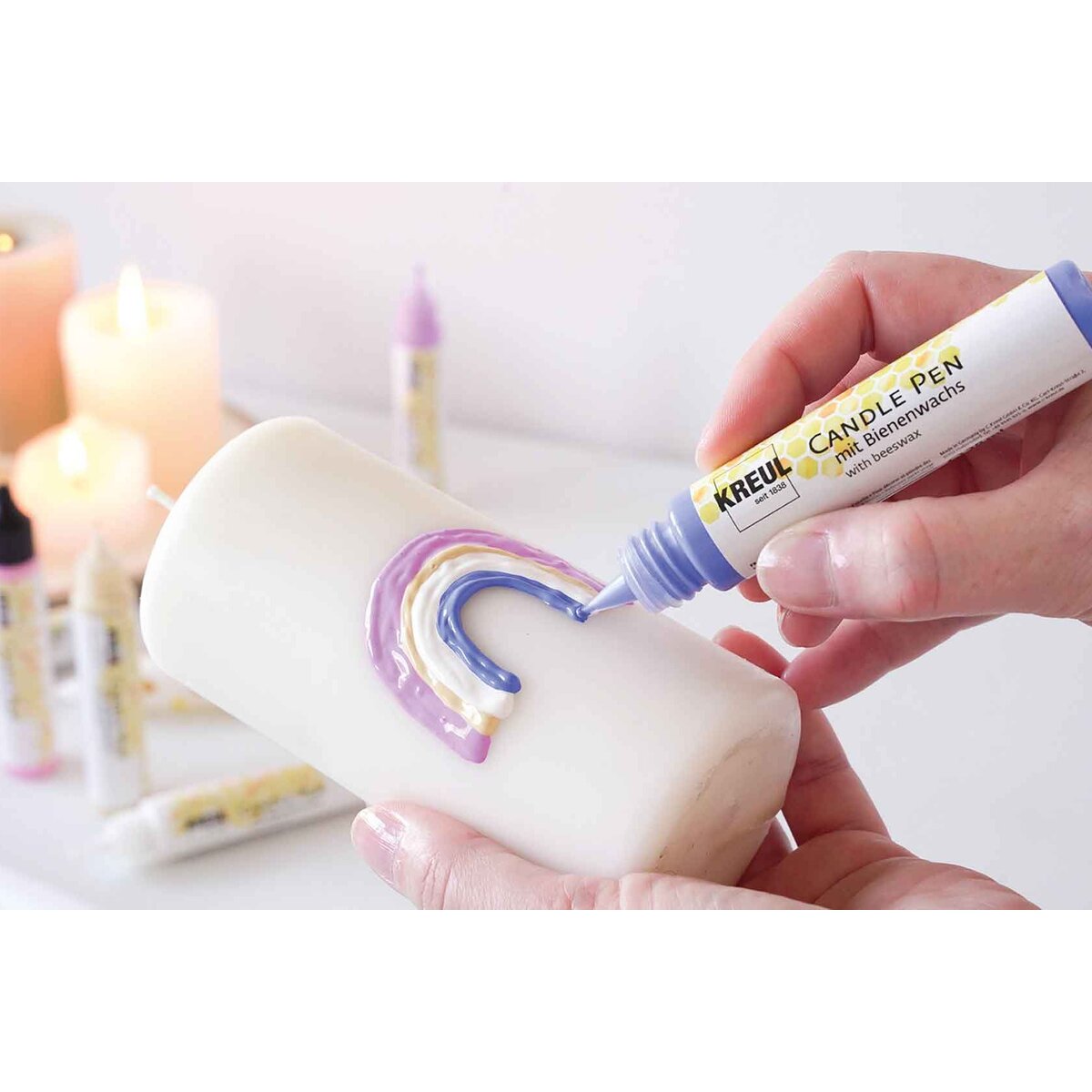 KREUL Candle Pen 6er Set Hello Baby