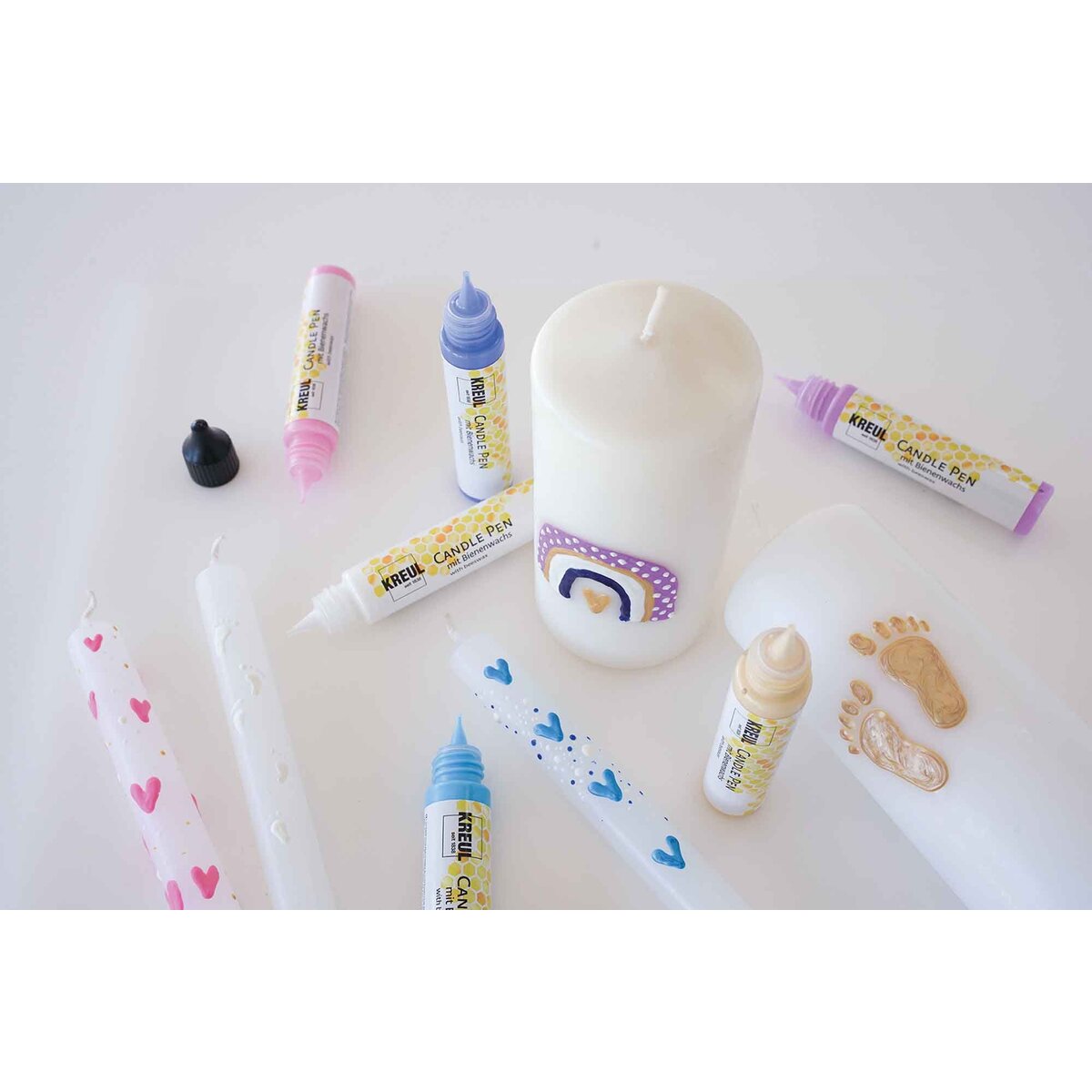 KREUL Candle Pen 6er Set Hello Baby