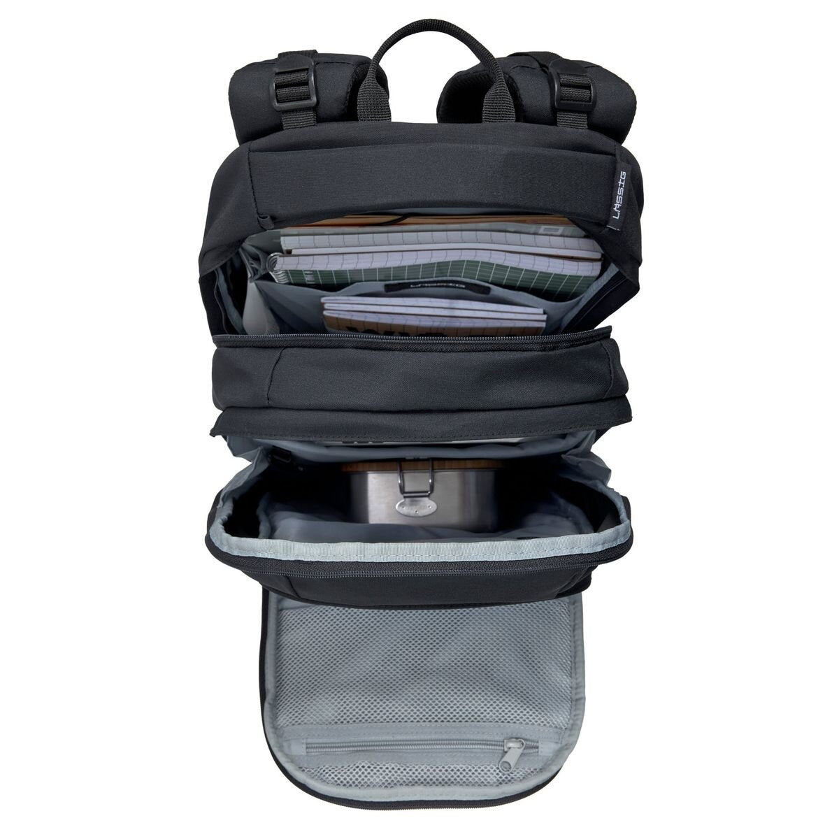 Lässig Schulrucksack - BOLD Origin, Schwarz