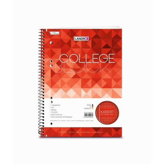 Landré Collegeblock A5 80 Blatt, Lineatur 28