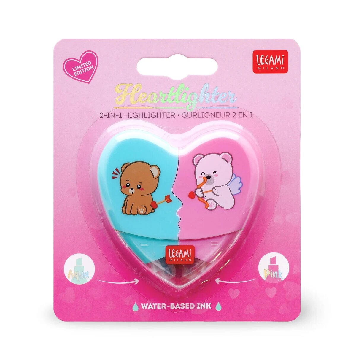 Legami 2-in-1-Textmarker - Heartlighter
