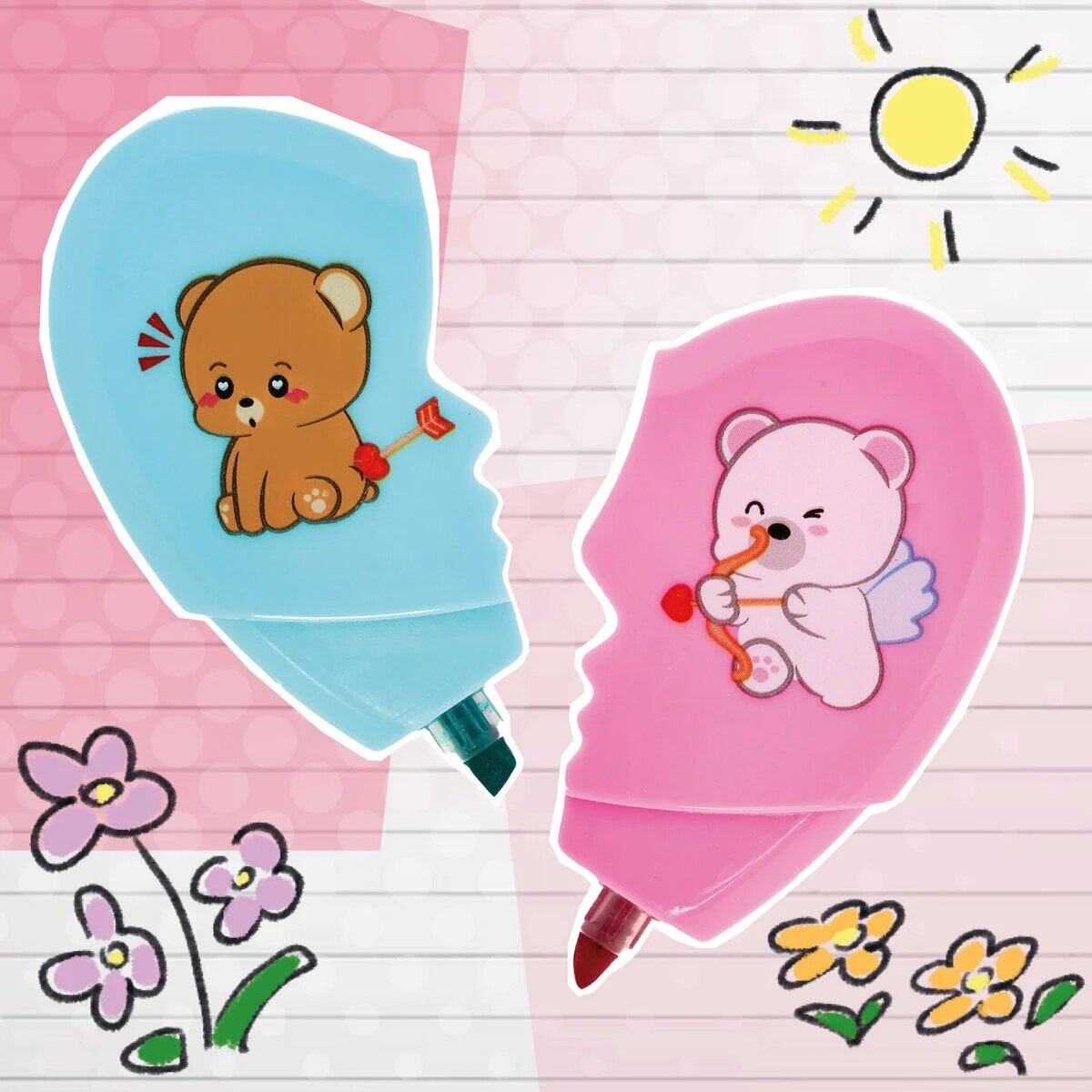 Legami 2-in-1-Textmarker - Heartlighter