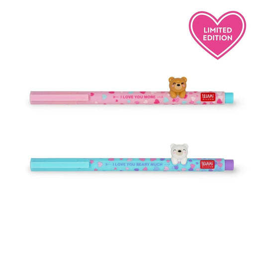 Legami Set mit 2 Gelstiften - Beary in Love
