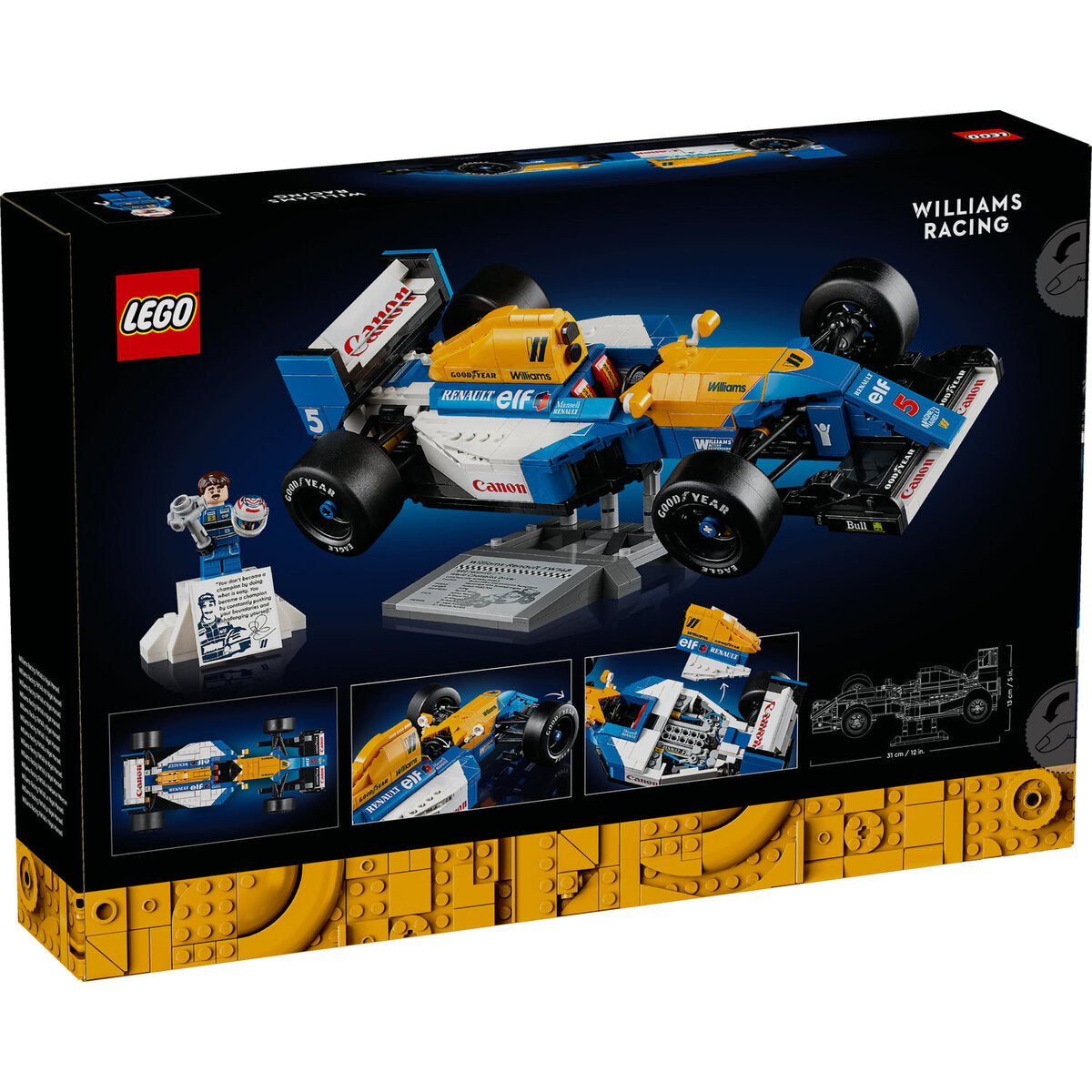 LEGO® Icons 10353 Williams Racing FW14B mit Nigel Mansell