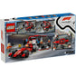LEGO® City 60443 F1® Boxenstopp mit Boxencrew und Ferrari Flitzer