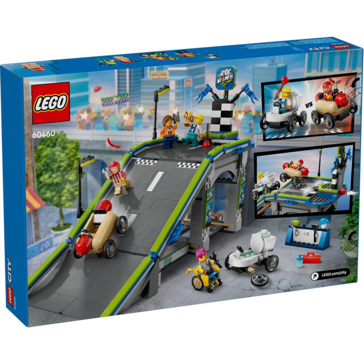 LEGO® City 60460 Keine Limits: Seifenkistenrennen mit Rampe