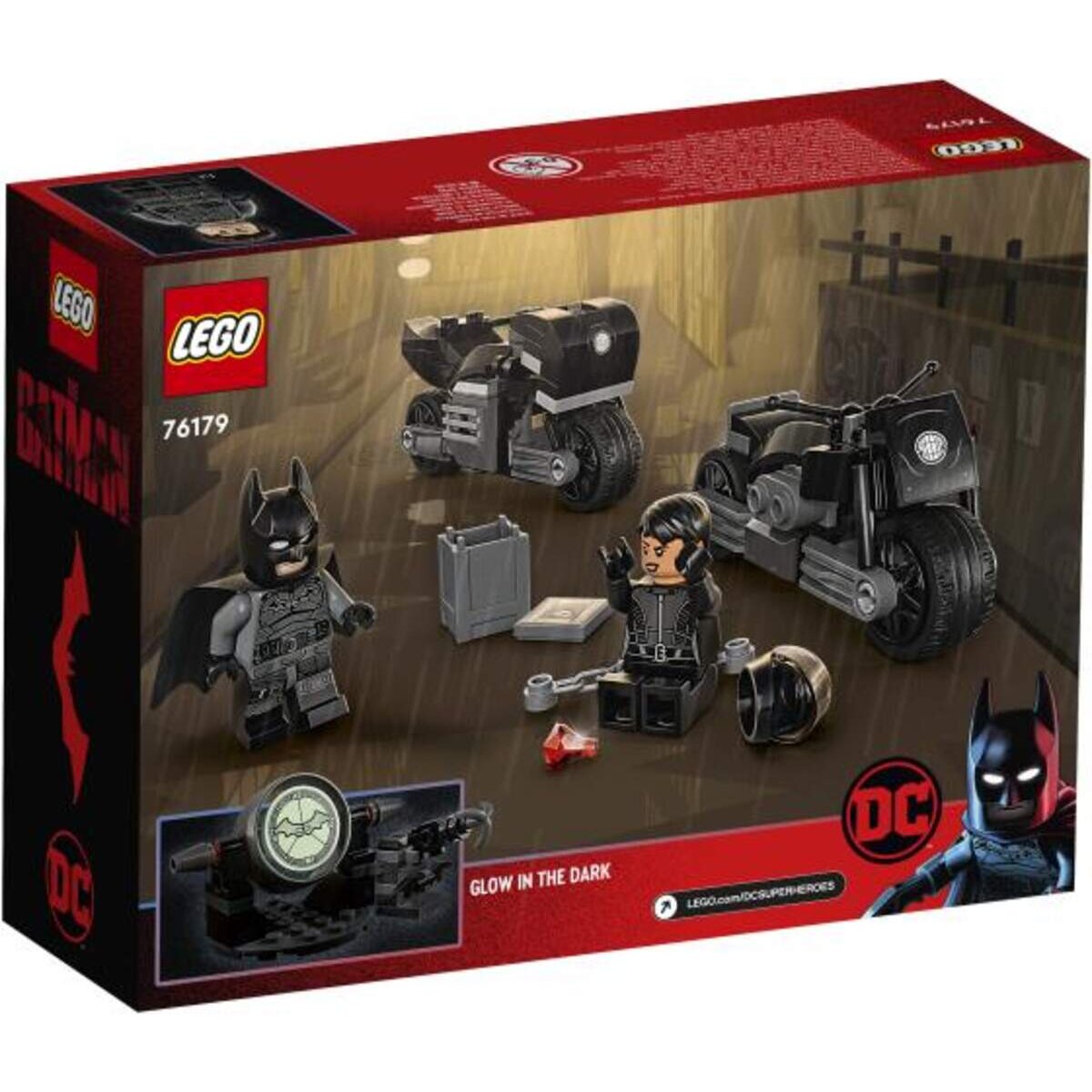 LEGO® DC Comics Super Heroes 76179 Batman™ & Selina Kyle™: Verfolgungsjagd auf dem Motorrad