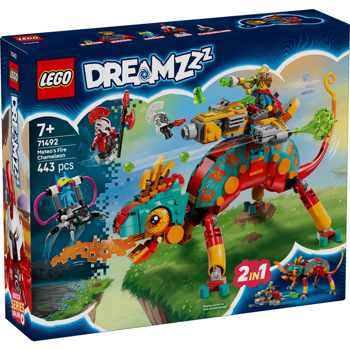 LEGO® DREAMZzz™ 71492 Mateos Feuer-Chamäleon
