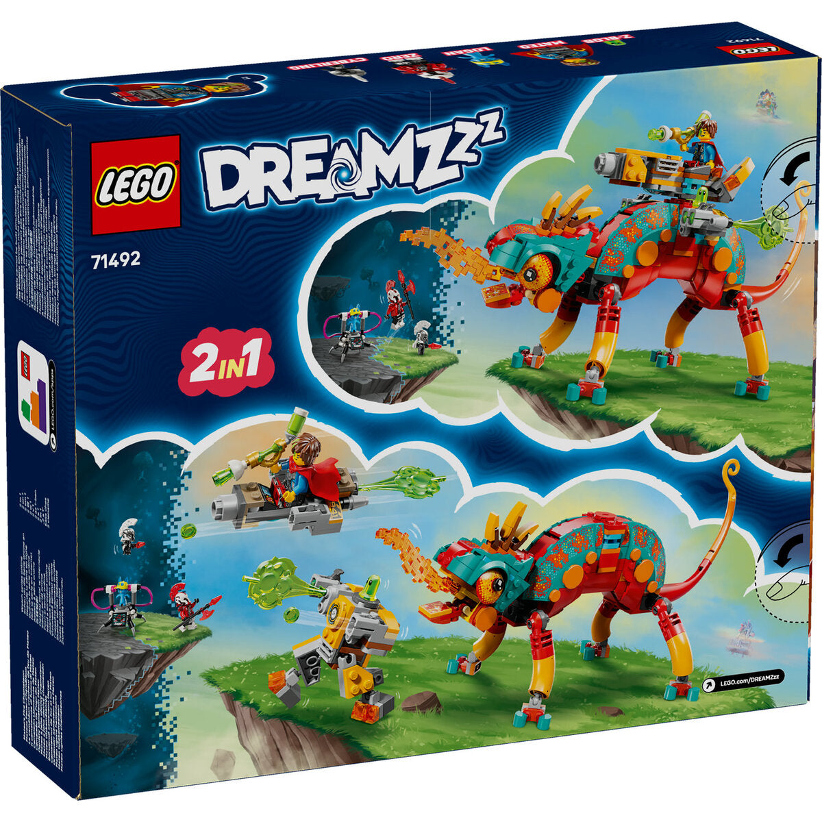 LEGO® DREAMZzz™ 71492 Mateos Feuer-Chamäleon
