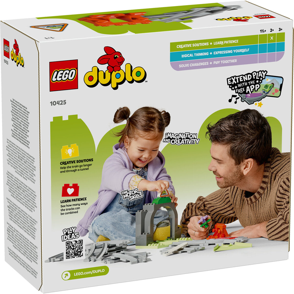 LEGO® DUPLO® Town 10425 Eisenbahntunnel und Schienen – Erweiterungsset