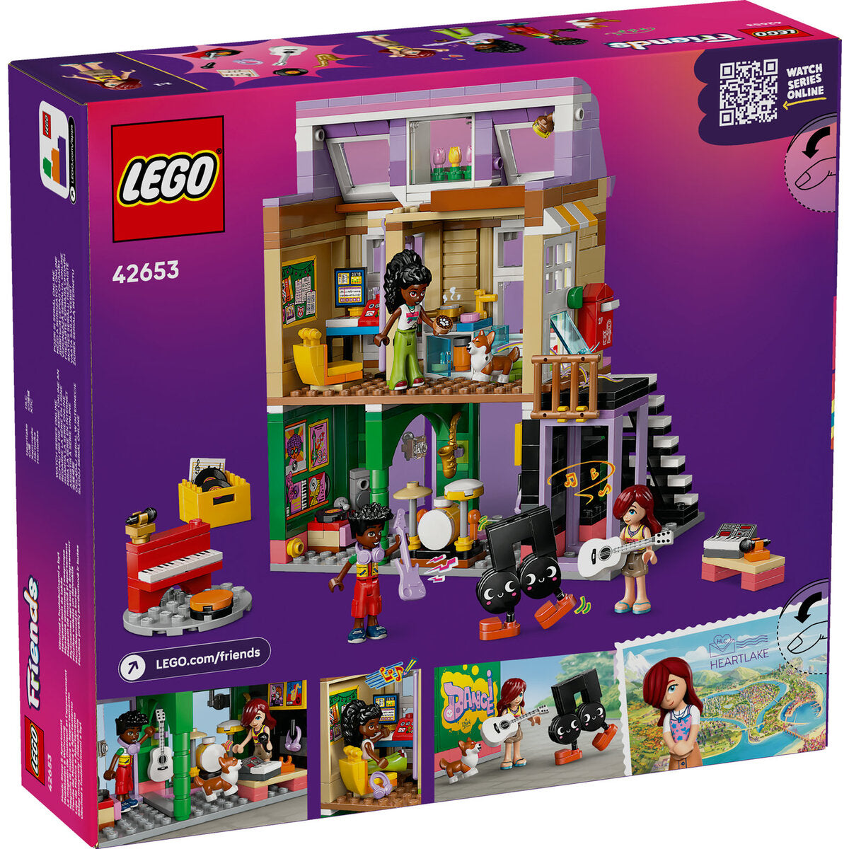 LEGO® Friends 42653 Musikladen & Wohnung