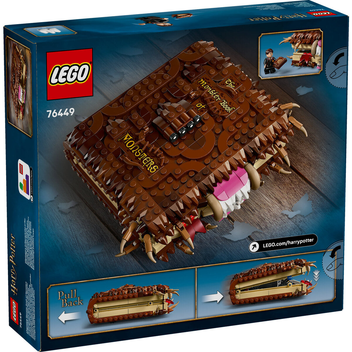 LEGO® Harry Potter™ 76449 Beißendes Monsterbuch der Monster