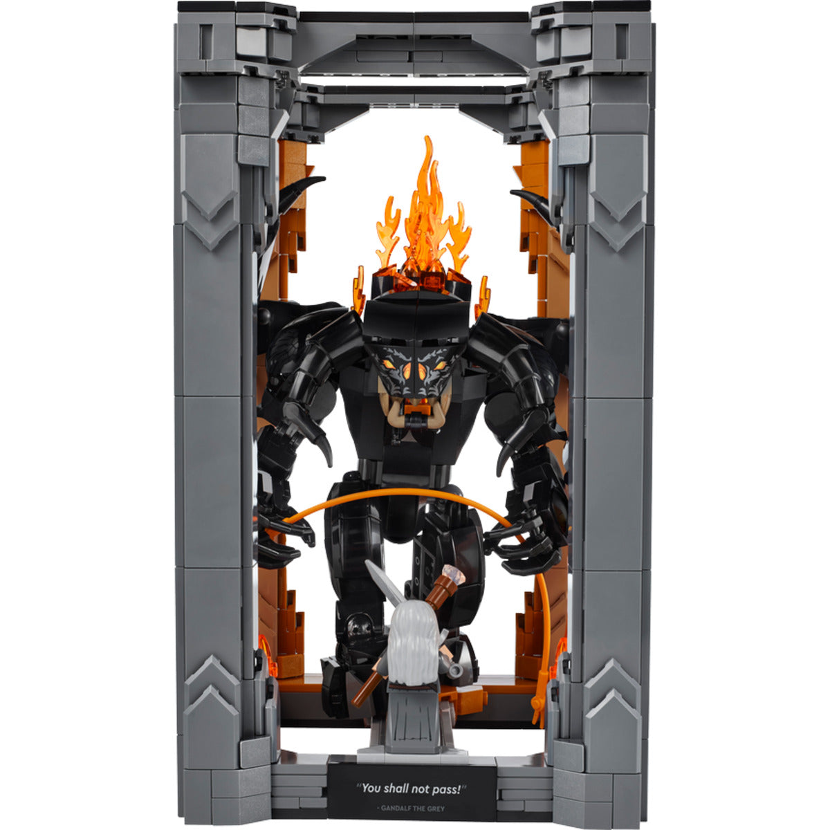 LEGO® Icons 10367 Der Herr der Ringe: Balrog™ Bücherstütze