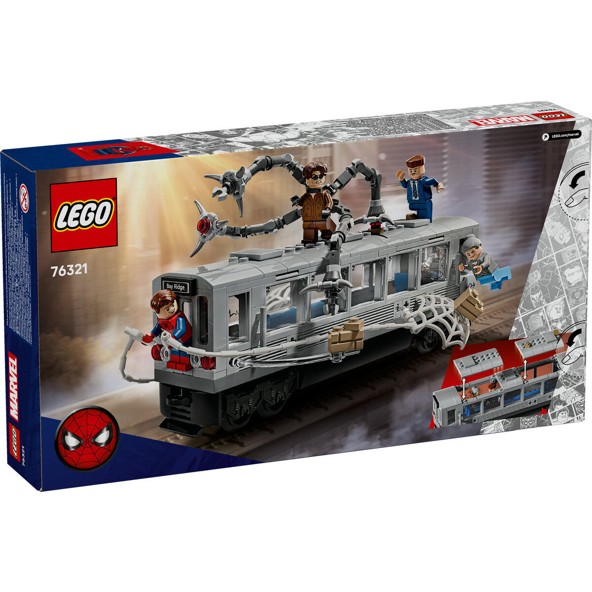 LEGO® Marvel Super Heroes 76321 Spider-Man vs. Doc Ock: Showdown in der U-Bahn