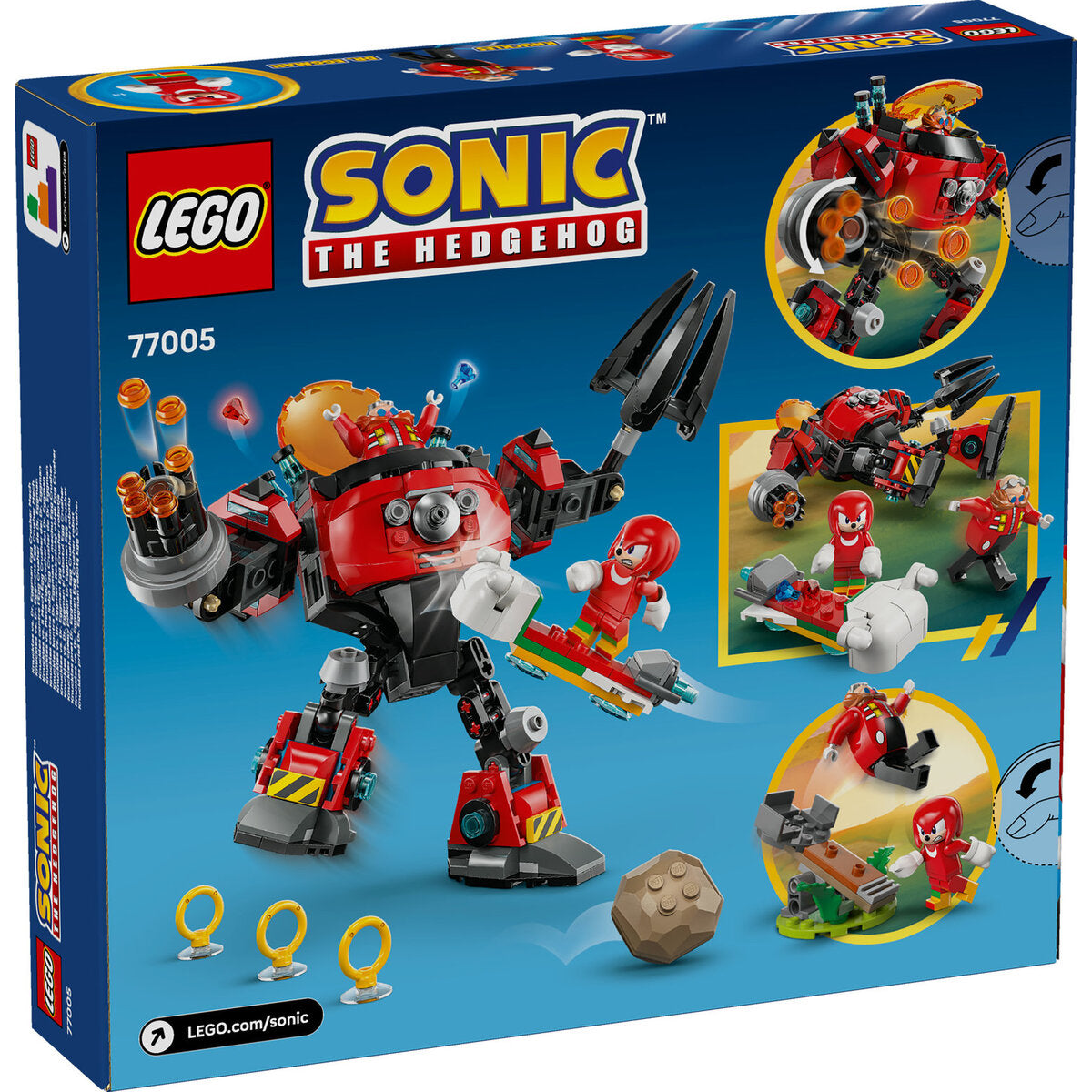 LEGO® Sonic the Hedgehog™ 77005 Knuckles vs. Dr. Eggmans Egg Crusher Mech