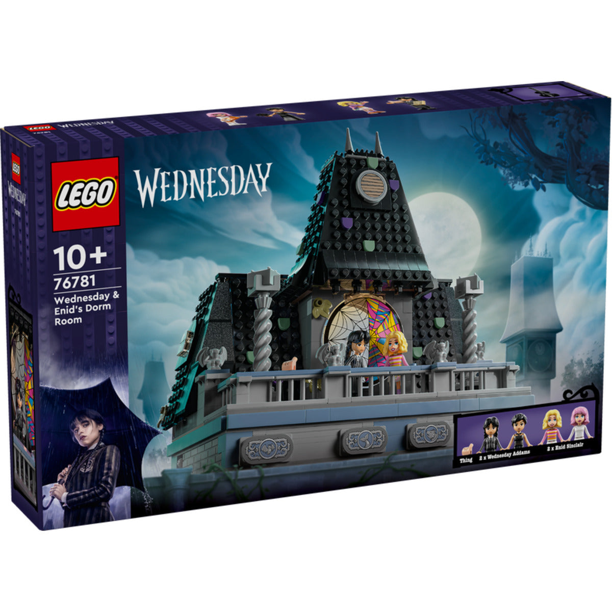 LEGO® Wednesday 76781: Wednesdays und Enids Zimmer im Studentenwohnheim