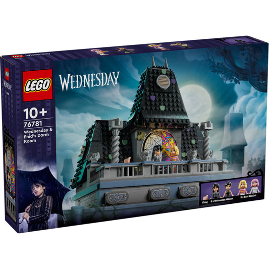 LEGO® Wednesday 76781: Wednesdays und Enids Zimmer im Studentenwohnheim