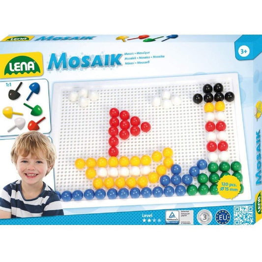 Lena einlage Mosaik junior 19,5 x 28 cm weiß 120 Stück