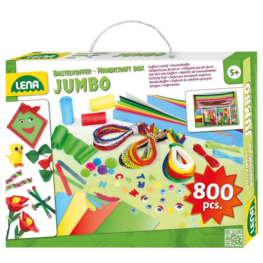 LENA® Jumbo Bastelkoffer, 800 Teile