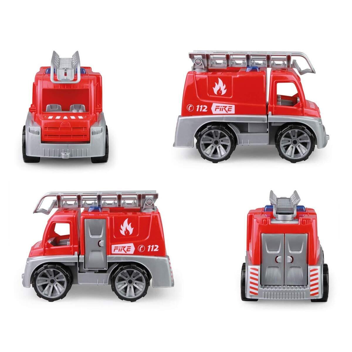 LENA® TRUXX Feuerwehr mit Leiter und Spielfigur