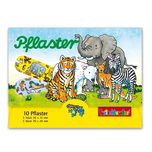 Lutz Mauder Pflasterbriefchen Zootiere 10er Packung