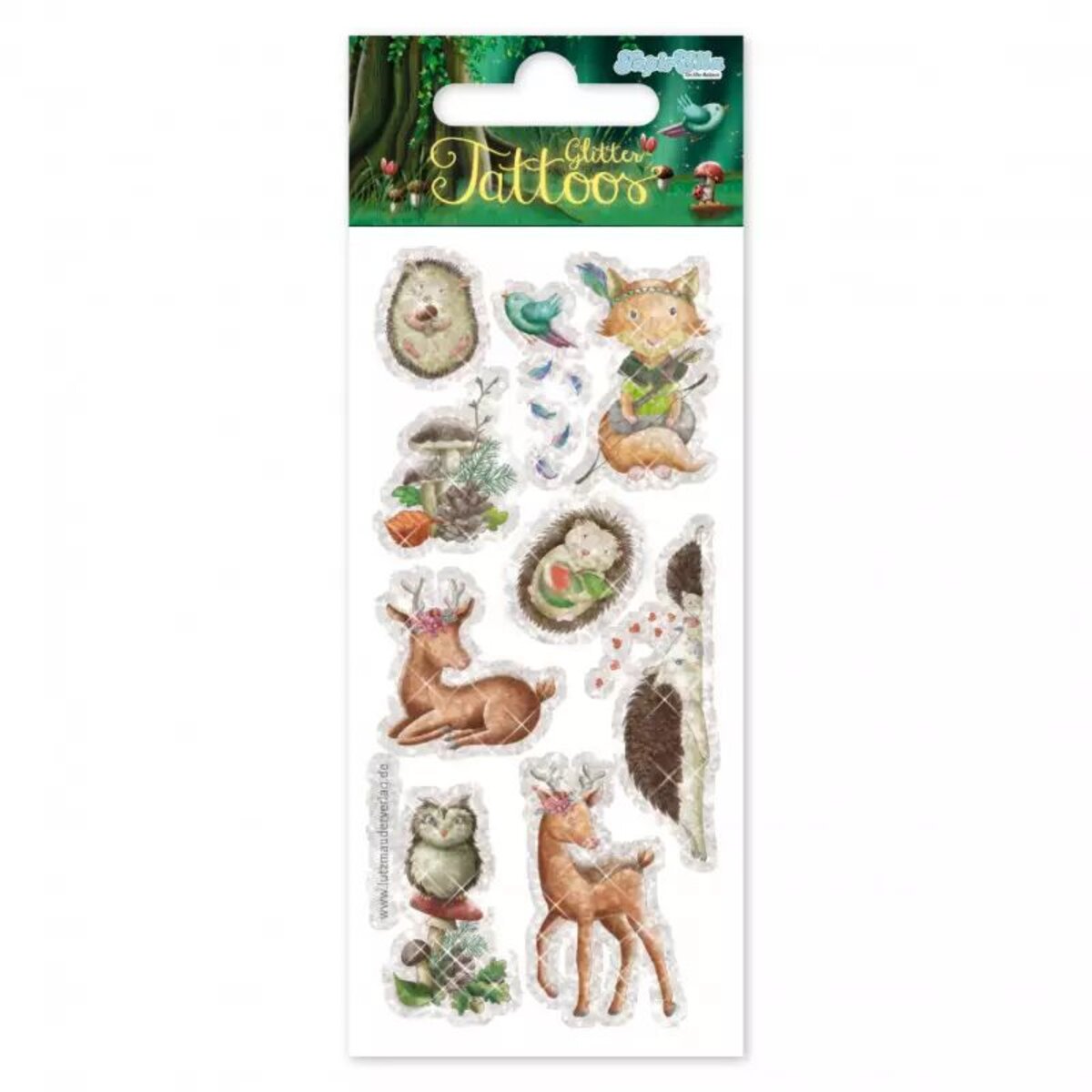 Lutz Mauder TapirElla Glitter-Tattoo Waldtiere