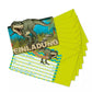 Lutz Mauder TapirElla Stanzkarte Einladungs-Set, T-Rex