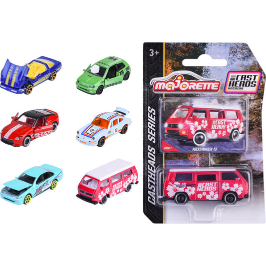 Majorette CastHeads Series, 1 Stück, 6-fach sortiert