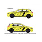 Majorette Racing Hyundai i30N, yellow
